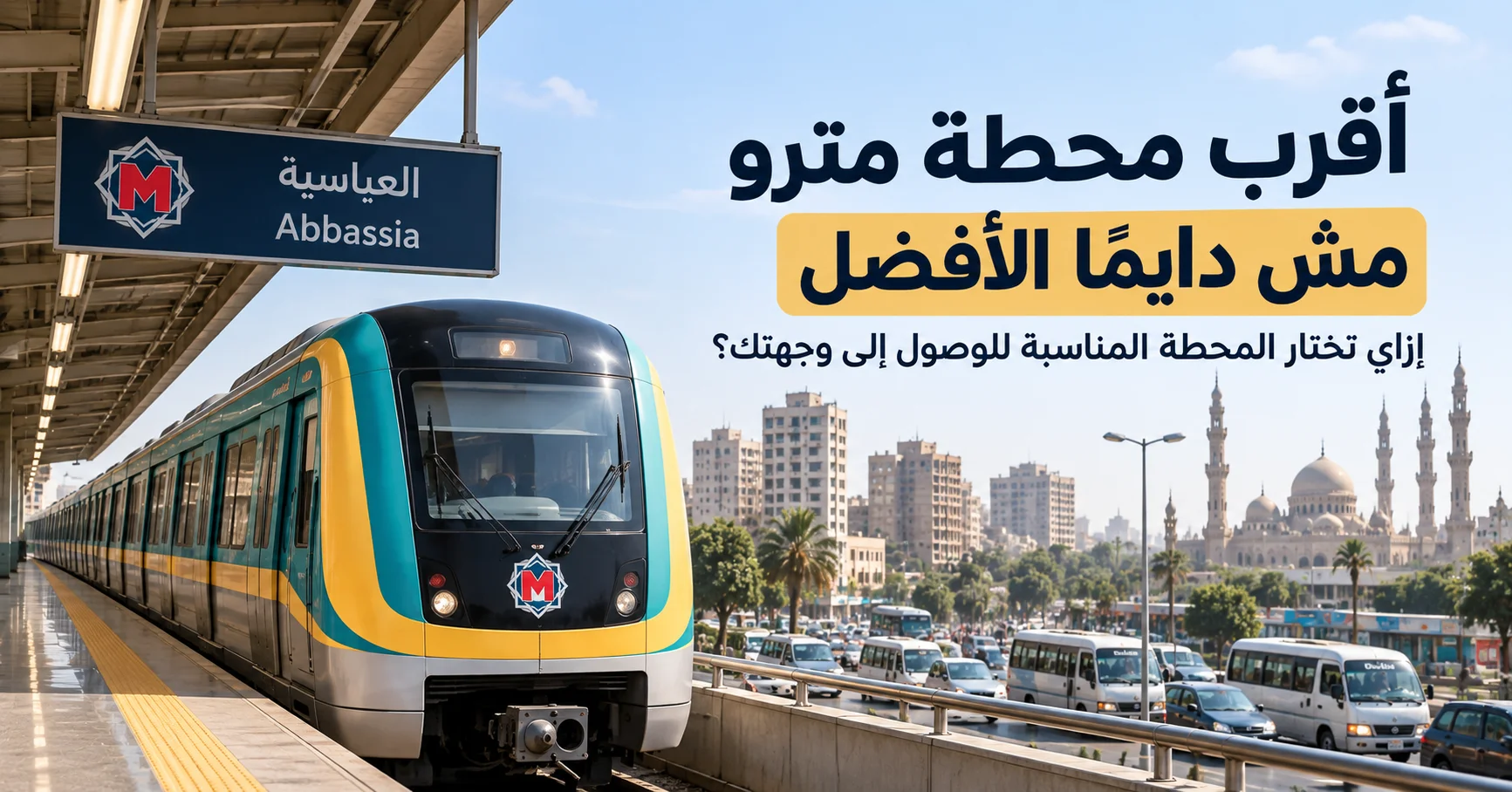 أقرب محطة مترو مش دايمًا الأفضل.. إزاي تختار المحطة الصح في 2026؟