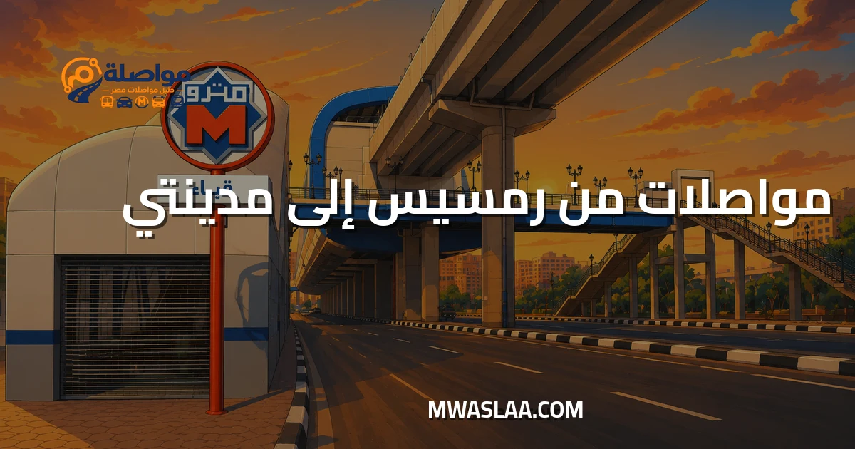 مواصلات مدينتي من رمسيس وطريقة الوصول