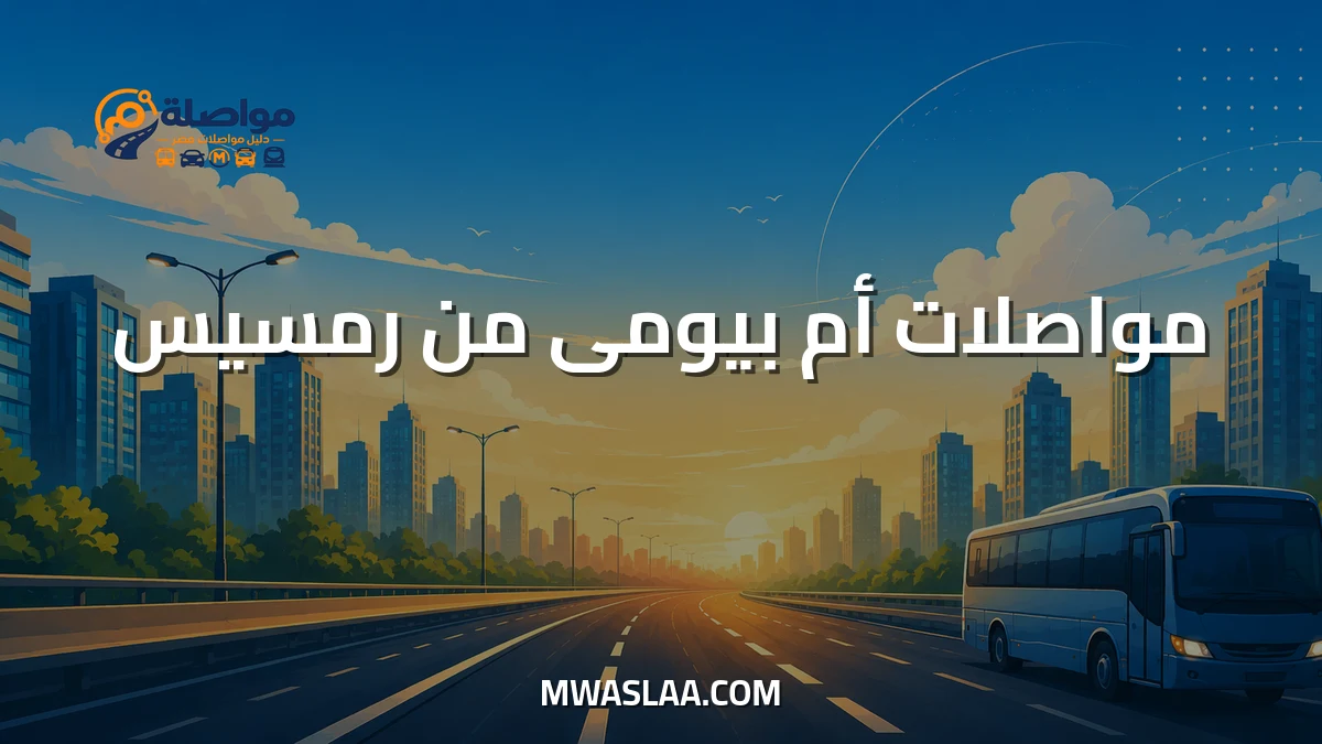 مواصلات أم بيومى من رمسيس وطريقة الوصول
