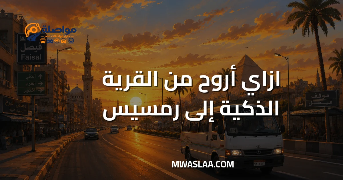 مواصلات رمسيس من القرية الذكية